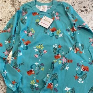 NWT s12 Hanna Andersson organic long john pj’s